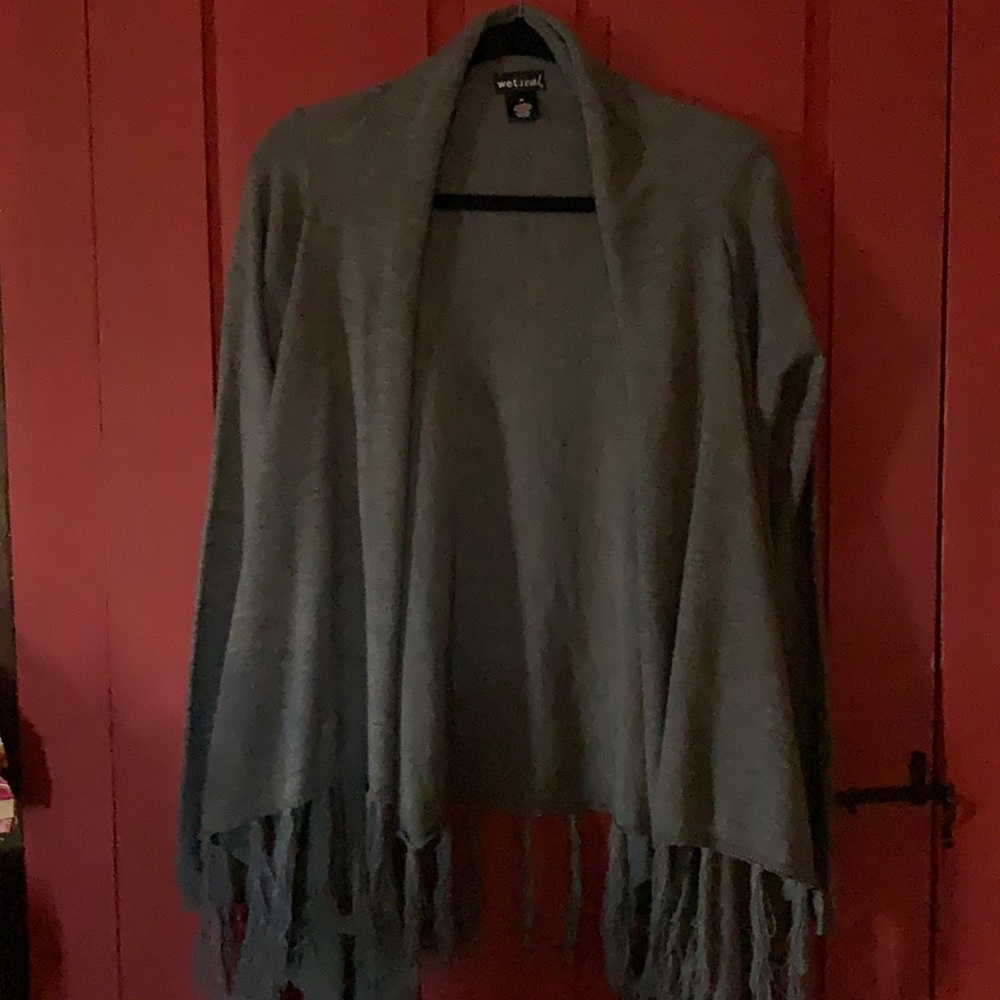 Gray Cardigan